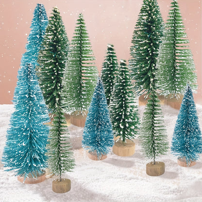 12 Mini Christmas Trees