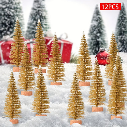 12 Mini Christmas Trees