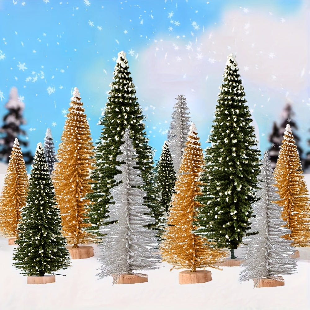 12 Mini Christmas Trees